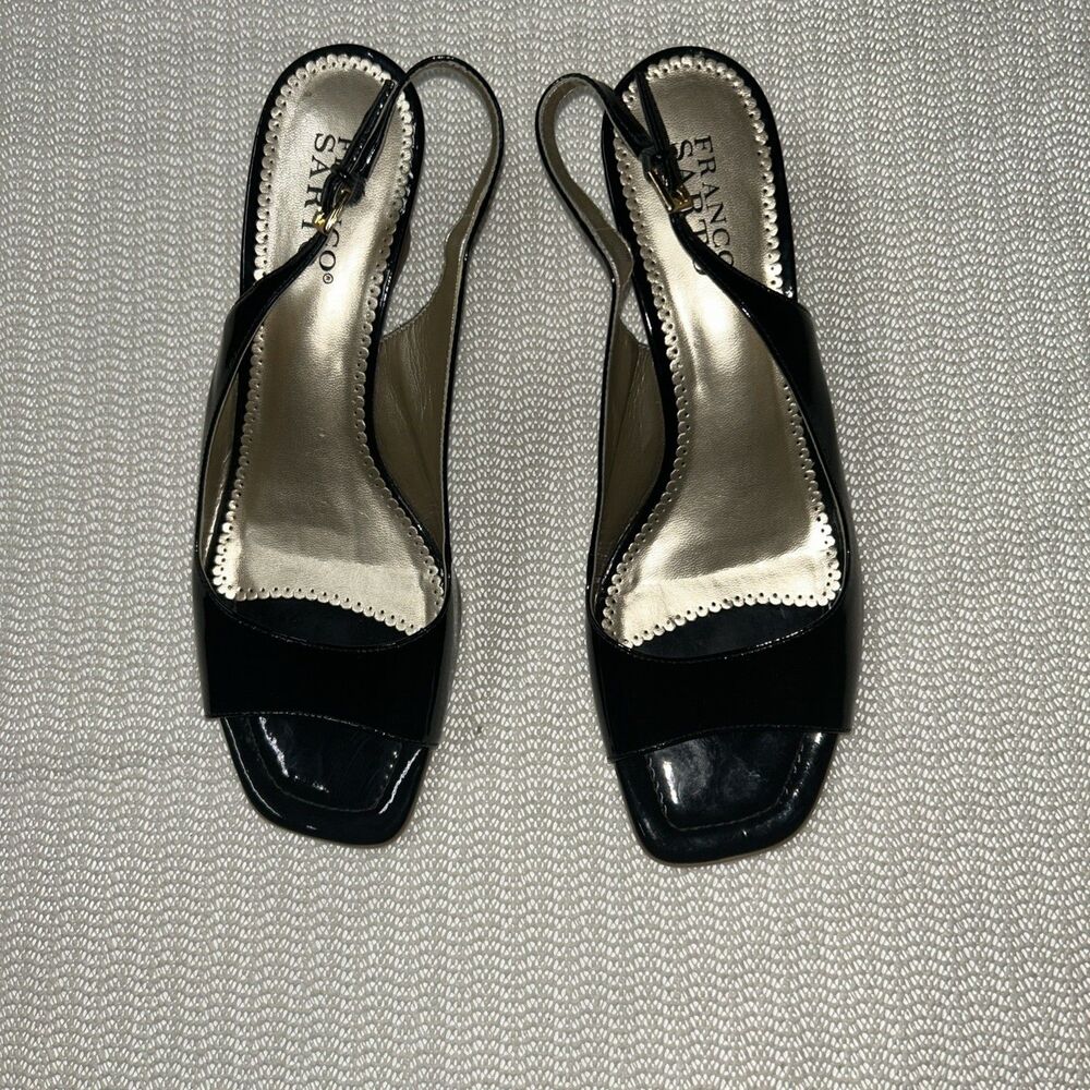 Franco Sarto Black Dress Heel Women 9.5